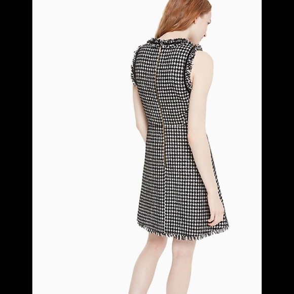 Kate Spade Houndstooth Tweed Dress NWT